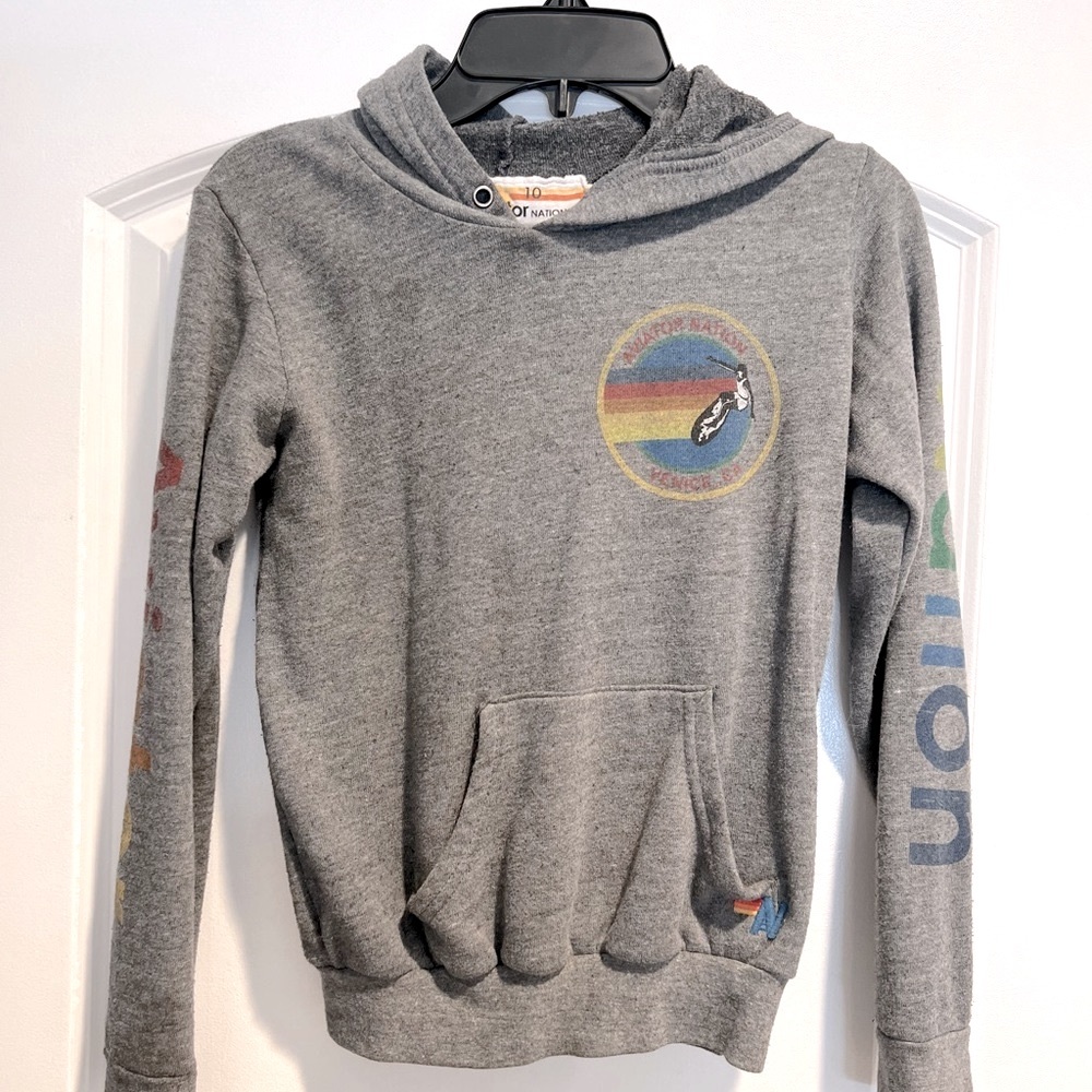 Kid Aviator Nation Sweatshirt with hoodie